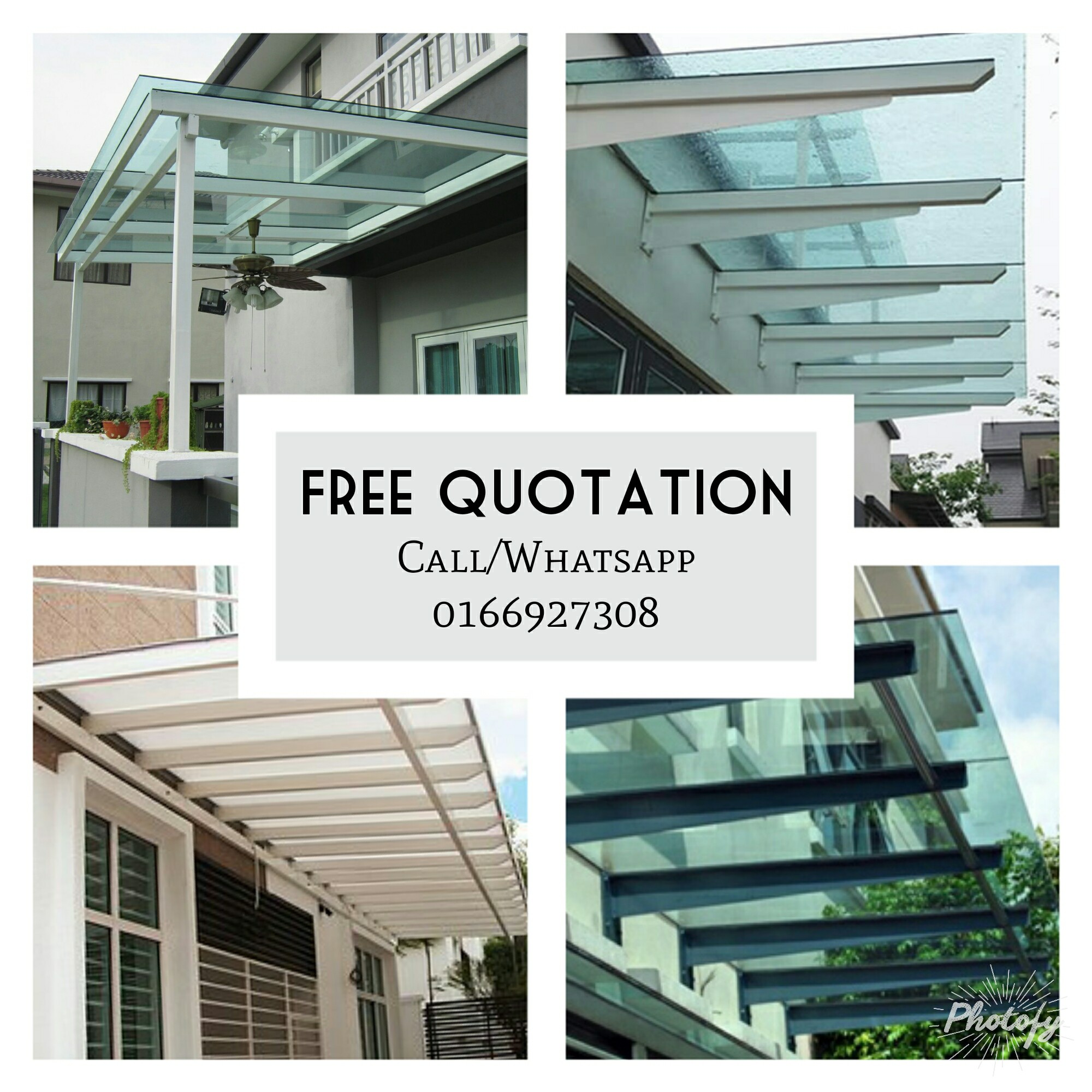 glass awning supplier